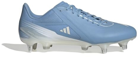 adidas Bottes de rugby Adizero RS15 Pro Soft Ground pour homme, bleu/blanc, 51 1/3 EU