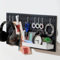 Keepo Kit de combinación de tablero perforado, tableros de clavijas y accesorios modulares para colgar en la pared, organización de manualidades, exhibición de adornos, almacenamiento de guardería,