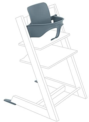Tripp Trapp Baby Set de Stokke, Azul Fiordo - Convierte la Silla en una Trona - Asiento extraíble para 6-36 meses - Compatible con los Modelos Tripp Trapp posteriores a mayo de 2006