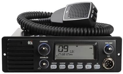 TTI TCB-1100 EVO Multi-Standard CB Radio with Front Speaker 12V/24V VOX Din Plate Included