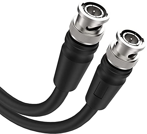 Dbilida 12G SDI Kabel 15 M, 4K Video RG11 75ohm BNC 16AWG - Unterstützt 12G/6G/3G-SDI/HD-SDI für Video-Sicherheitskamera, Blackmagic Converter
