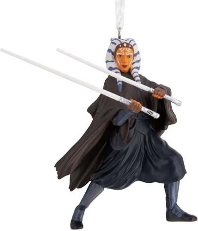 Hallmark Star Wars Ahsoka - Adorno Colgante para árbol de Resina, Regalos para Navidad