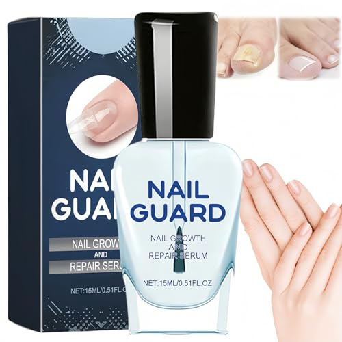 Nail Strengthener for Damaged Nails - Nail Hardener Extra Strong and Growth - Revitalizing Fingernail Growth Serum - Strengthens and Hardens Weak Nails for Faster Growing