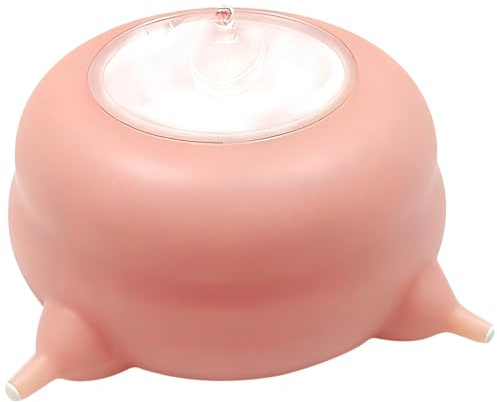 yeeplant Estación de lactancia para mascotas de 6.7 onzas, comedero de leche de silicona para cachorros con 4 pezones, ideal para gatitos y cachorros,