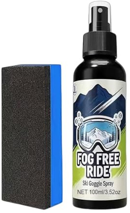 Générique Anti-Buée Lunettes 100ml Spray Vision Longue Durée | Désembueur Pour Masque De Ski Pour Hommes Maison Salle de Bain Intérieur et Extérieur Temps Froid Swing Ski Plongée et