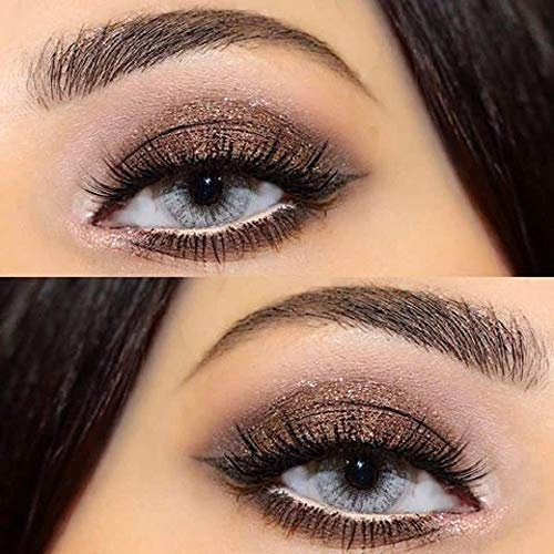 FreshTone Lentilles De Contact De Couleur Ivory 1 Tons Avizor Solution Multifonctions Pour Lentilles 10ML Kit De Rangement Couleur Aléatoire Boitier Pince et applicateur Offert 12 Mois sans correction