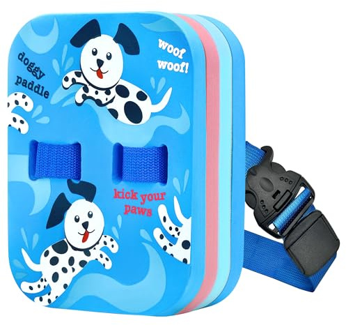 Sunlite Sports Back Float Swim Trainer with Adjustable Belt, Floatie with Multiple Layers, for Kids Children Toddler Swimming Safety