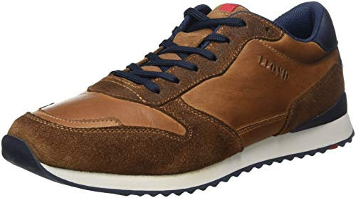LLOYD Herren Sneaker Edmond, Männer Low-Top Sneaker,lose Einlage,Normalweit,Freizeitschuhe,Turnschuhe,Laufschuhe,Freizeit,Men's,Cigar,49.5 EU / 14 UK