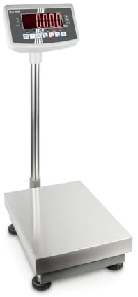 KERN plattformsvåg EFC (vägningsområde 30 kg, läsbarhet 2 g, vägplatta 50 x 40 x 12 cm, paketvåg, LED-display) EFC 30K-3L