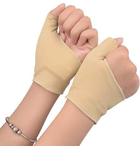 1 Paar Flexible Daumenbandage Daumenstütze Daumen Hand Handgelenkstütze Daumenbandage Stützend für Daumen Arthritis, Karpaltunnel, Sehnenscheidenentzündung für Männer und Frauen Passt beide Hände (M)
