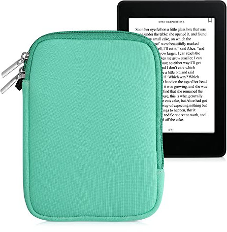 kwmobile Schutztasche für eReader - Neopren Tasche Hülle Cover Case Schutzhülle Mintgrün - 17 x 12 x 2 cm Innenmaße