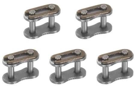 QUARKZMAN 5 st 04B-1 Roller Kedjelänkar 6 mm kolstål tonhöjd, masterlänk för 04B-1 kedja