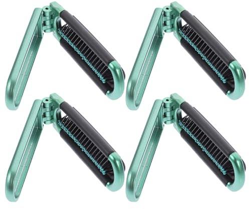 Beavorty Lot De 4 Peignes De Poche Pliables Brosses À Cheveux Portables De Voyage Miroir Petits Peignes Pliables Pour Hommes Et Femmes