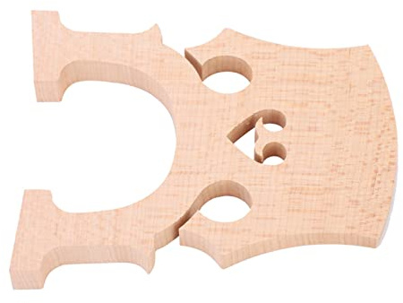 Premium Maple Wood Cello Bridge Ersättning för Utmärkt Ljudöverföring 4/4 3/4 Cellos - Robust och Exakt Utformat Instrumenttillbehör (4/4)