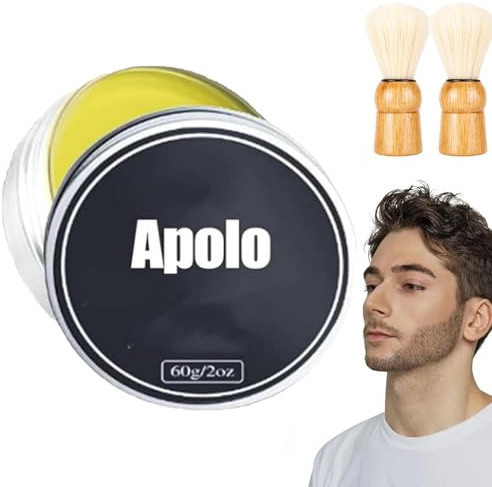 Apolo Cosmetics Para Barba, Stimolante Per Barba Apolo, Balsamo Per Barba Apolo, Crema Per Barba Apolo, Stimolante Ultra Potente Per Barba Apolo (1 pz)