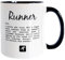 Gifts for Runners - Runner Mug, 330ml Ceramic Mug, Perfect Present for Men Who Run, Running Gift Ideas, Gifts for Running Enthusiasts