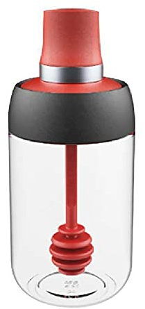 XiaoShenLu Tarro de miel con condimento sellado, 250 ml, rojo