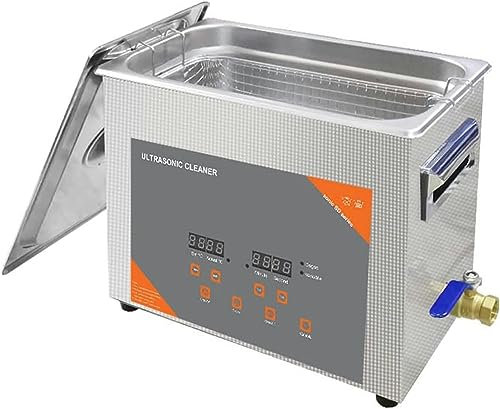 Pulitore ad ultrasuoni, 6L 180W Digital Pulitore Ad Ultrasuoni Bagno Riscaldato Timer For Disco In Vinile Carburatore Iniettore In Ottone Ricambi Auto Motore Pulizia ;album del disco LP con sollev