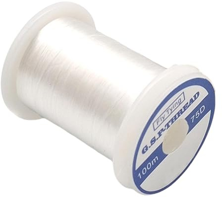 Corde de pêche au Poisson-Chat, Fil de Leader de pêche | Fil de pêche de 100 m | Fil monofilament Solide, Fil d'attache de pêche résistant à l'abrasion pour la pêche l'artisanat