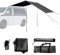 Car Canopy Awning Set, Campervan Tent Tarp with Pole, Waterproof Canopy Shade Sun Shelter For Transporters, Vans, Caravans, Suvs, For 6M² Area