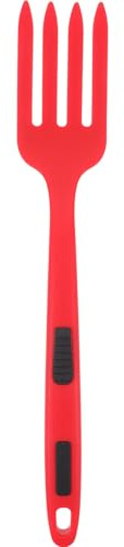 Toyvian Forchetta per Servire la Pasta in Silicone Manico Antiscivolo Utensile da Cucina Lavabile per Famiglie e Ristoranti