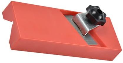Cepillo de Recorte para Carpintería de Acero y Plástico, Rojo