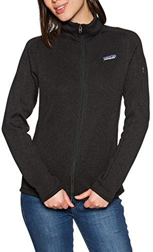 PATAGONIA Women's W's Better Sweater Jkt Performance Fleece, Black, XL