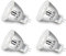 Allesgute GU4 Lampadine LED 5W, MR11 LED Spot Lampadina Luce 12V AC/DC, Diametro 35mm, 400LM, Bianco Neutro, Non Dimmerabile, Lampadine Lampe, Illuminante, Faretto, Set 4 Pezzi