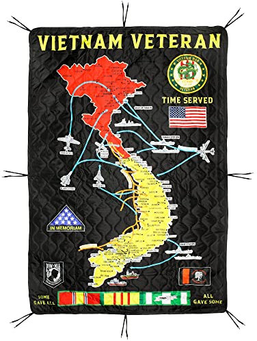 Vietnam Map Poncho Liner Woobie