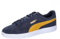 PUMA Unisex Smash 3.0 Sneaker, Navy-Amber Gold White, 37 EU