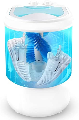 MISMORI Portable Shoes Washing Machine, Mini Portable Washing Machine, Smart Lazy Automatic Shoes Washer, for Apartments Camping Dorms Business Trip College Rooms