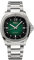 MIDO Multifort TV Big Date – Schweizer Automatikuhr für Herren – Edelstahl, 40 mm Gehäuse, Grün, Edelstahl, Modern