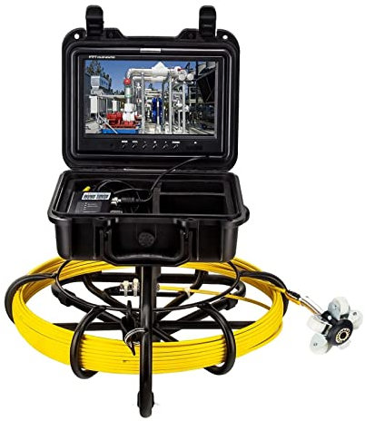 Sewer Camera for Drain Inspection, Wireless WiFi Pipe Inspection Video Camera with 9 Inch LCD Monitor, Industrial Endoscope for Pipeline Inspection（20m）