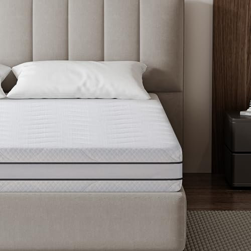 EGO HOME Matratze 100x200 cm Härtegrad H3 und H2 16cm Höhe, 7-Zonen Ergonomisch Kaltschaummatratze mit Gel Memory-Schaum, 2 in 1 Schaumstoffmatratze, Punktelastisch, Wendematratze Öko-Tex Zertifiziert