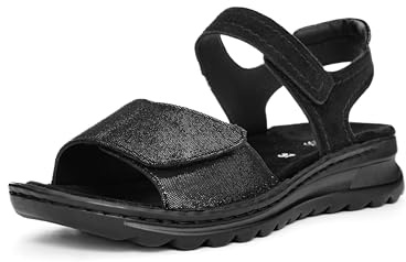 ARA Tampa damsandaler, svart, 43 EU
