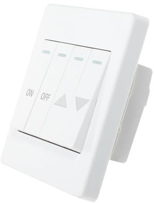 Angoily 2stücke Garage Door Opener Tasten Tastenfeld Für Garagentore Automatischer Rücksetzschalter Für Und Vorhänge Wandmontage Und Langlebig Einfache Bedienung