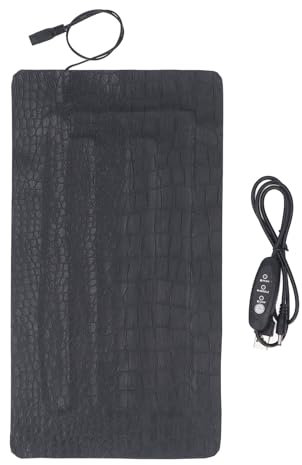 Sämlings Wärmematte, 3 Gang Temperatureinstellung, Warmes Hydrokultur Heizkissen, PU Leder Hydrokultur Pflanzen Heizkissen für Keimung, Innengartenarbeit, Gewächshaus (3318)