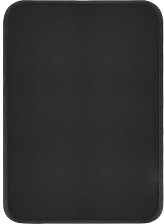 Esterilla resistente al calor 60 x 40 cm, ignífuga e impermeable, protección del suelo para barbacoa de carbón vegetal