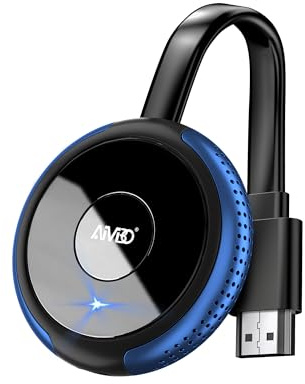 AIMIBO Dongle 4K trådlös skärm – äkta Plug & Play, 2,4G och 5G HDMI trådlös dongel för i*OS/Android/Windows/Mac OS Phone Laptop till TV/bildskärm/projektor, stöder Airplay DLNA Miracast