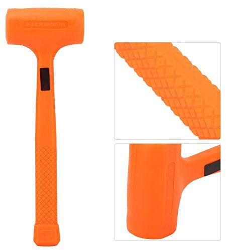 PVC Rubber Hammer Soft Face Dead Blow Rubber Mallet Installing Tool 0.5LB / 1LB (1LB)