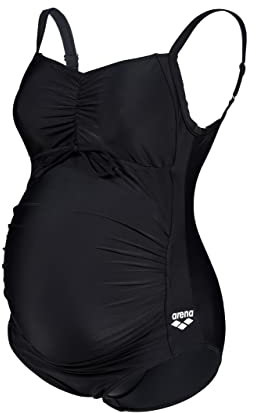 Arena Women's W Pregnancy Suit ONE Piece Badeanzüge, Black, 34