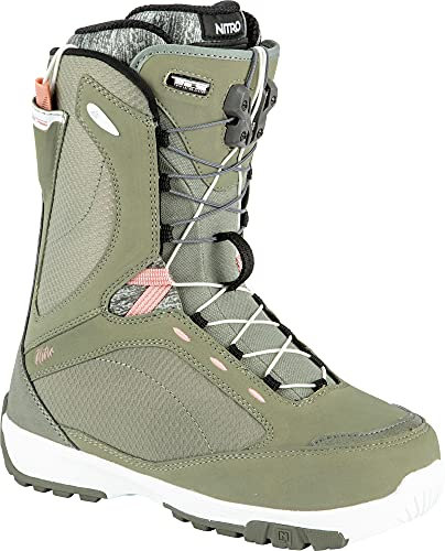 Nitro Damen Monarch TLS ´22 Snowboardboot, Gravity Grey-Rose, 260