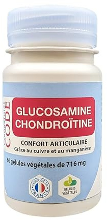 Glucosamine Chondroïtine MSM - 60 gélules - Protège les cartilages