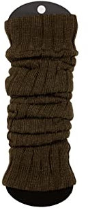 ATEENA Wool Knit Long Leg Warmers for Women and Girls, Ankle Cuffs Heaters, High Footless Knee Socks, Max Calves Circumference-15.5 Length-23.6