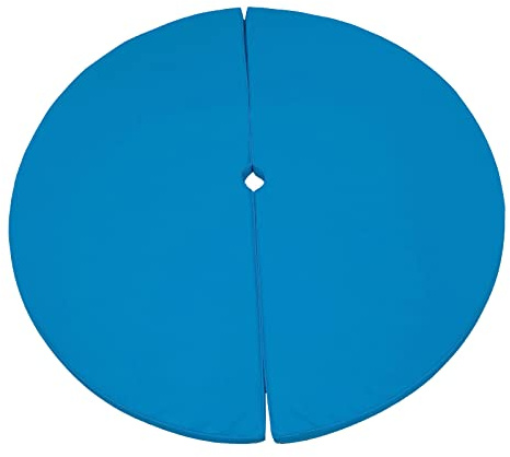 FORTISLINE Tappetino per Pole Dance Blu Chiaro Protezione Anti-Caduta Tappetino da Ballo 2 Pezzi Ø 120 x 10 cm Asta Fitness Antiscivolo Salvaspazio Protezione per Allenamento Pole Dance
