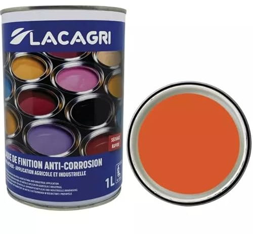 Lacagri SOMECA Peinture antirouille 3 en 1 Couche de finition et apprêt Orange