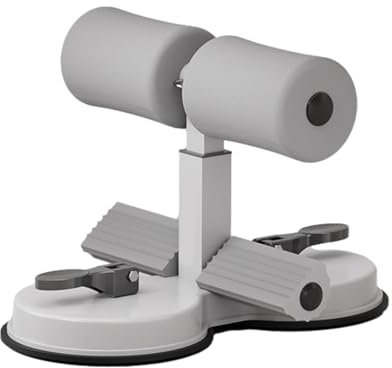 Sit-Up-Bar unter der Tür, stabiles verstellbares Hilfsgerät, Situp-Ausrüstung, Bauchmuskeltraining, Sit-Up-Barboden mit 2 starken Saugnäpfen, Sit-Up-Hilfe-Maschine, Übungsstange für Heimtraining