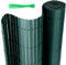 Joparri PVC Sichtschutzmatte, Windschutz UV-beständig Sichtschutz, PVC Sichtschutzzaun mit Kabelbindern, 4-Gewicht-Verstärkung Balkonverkleidung Blickdicht, Balkon Zaun, 80 x 300 cm, Grün