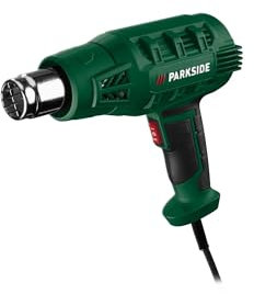 Parkside Heißluftgebläse PHLG 2000 G5, 2000 W, mit ergonomischem Softgriff