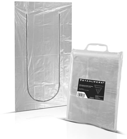 STAHLWERK Puerta de protección contra el polvo Separador de polvo en forma de U/colector de suciedad/cortina de polvo con cierre de cremallera integrado.